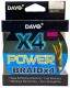Леска плетеная Dayo Power Braid X4 0.10мм (100м, темно-зеленый) — фото 6