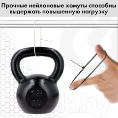 Стяжка для кабеля Sonnen Power Lock / 607917 (100шт, черный) — фото 8