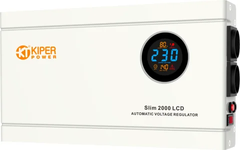Стабилизатор напряжения Kiper Power Slim 2000 LCD (2000VA/1200W)