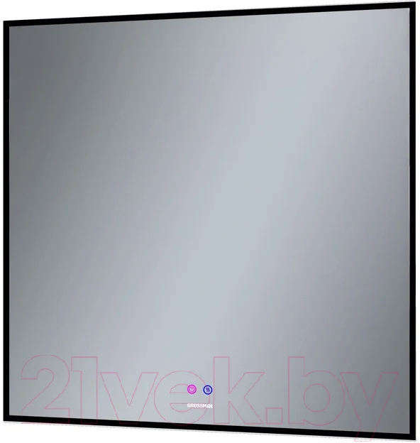 Зеркало Grossman Pragma-норма Black LED / 1880802 (с сенсорным выключателем и подогревом)