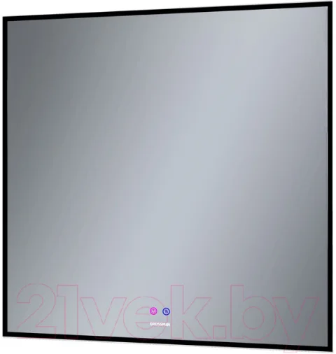 Зеркало Grossman Pragma-норма Black LED / 1880802 (с сенсорным выключателем и подогревом)