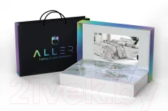 Комплект постельного белья Alleri Сатин Premium 1.5сп / СП-280 — фото 3