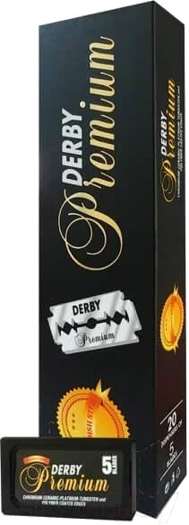Набор лезвий для бритвы Derby Premium двойные (100шт)