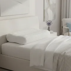 Ортопедическая подушка Mio Tesoro Premium Massage 60х38х12/10 (бабл белый) — фото 6