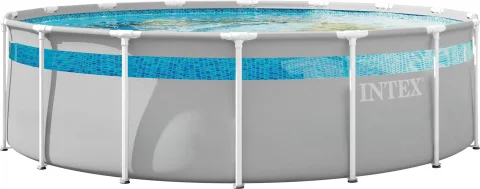 Каркасный бассейн Intex Prism Frame Clearview 26730 (488х122)