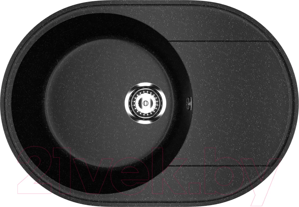 Мойка кухонная Practik PR-M 610-004 (черный оникс)