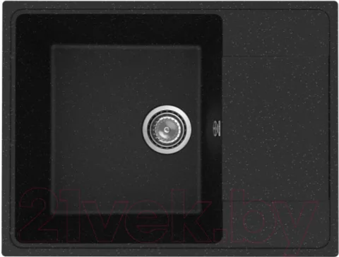 Мойка кухонная Practik PR-M 650-004 (черный оникс)