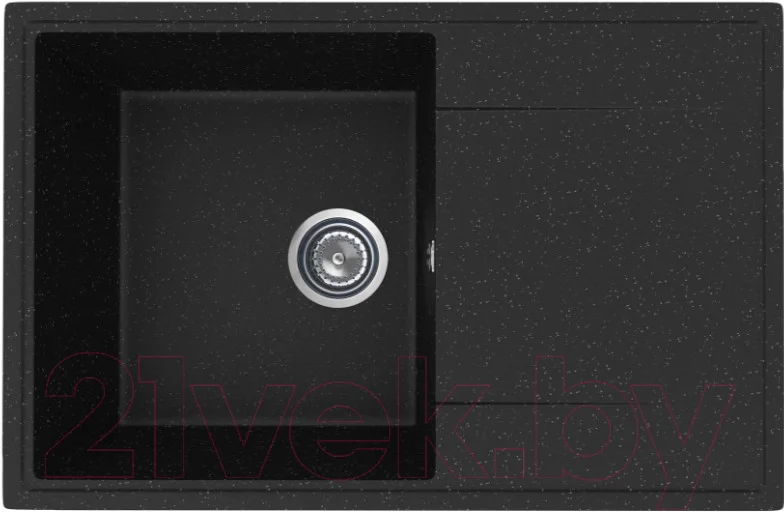 Мойка кухонная Practik PR-M 735-004 (черный оникс)