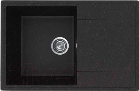 Мойка кухонная Practik PR-M 735-004 (черный оникс)