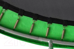 Батут Happy Jump PRO 12ft с внешней сеткой и лестницей (374см) — фото 6