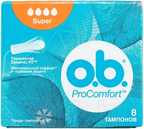 Тампоны гигиенические O.b. Pro Comfort Super (8шт)