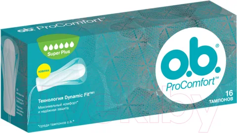 Тампоны гигиенические O.b. Pro Comfort Super Plus (16шт)