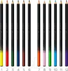 Набор цветных карандашей Lorex Pro-Draw Superior / LXCPPD12-SP (12цв) — фото 6