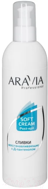 Масло после депиляции Aravia Сливки Professional восстанавливающие с Д-пантенолом (300мл)