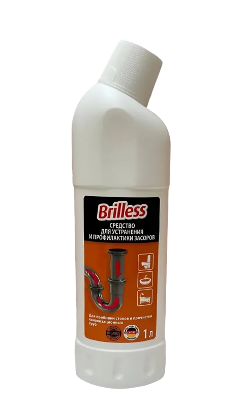 Средство для устранения засоров Brilless Professional (1л)