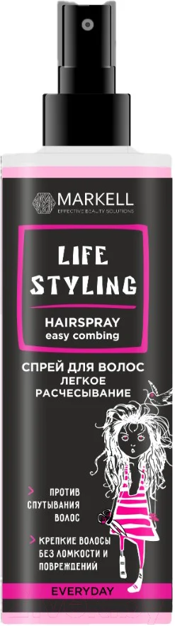 Спрей для волос Markell Professional Легкое расчесывание (195мл)