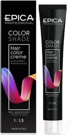 Крем-краска для волос Epica Professional Colorshade 1.0 (100мл, черный холодный) — фото 9