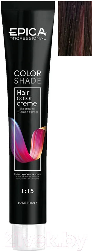 Крем-краска для волос Epica Professional Colorshade 4.75 (100мл, шатен палисандр)