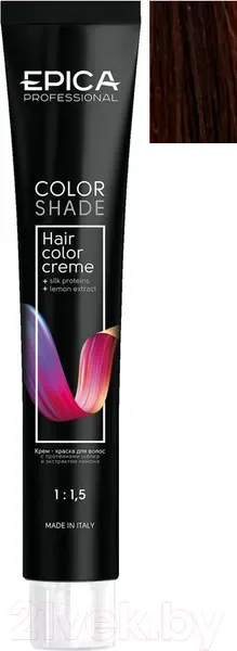 Крем-краска для волос Epica Professional Colorshade 6.4 (100мл, темно-русый медный) — фото 7