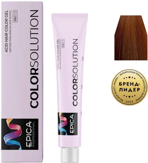 Гель-краска для волос Epica Professional Colorsolution 8.4 (100мл, светло-русый медный)