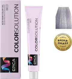 Гель-краска для волос Epica Professional Colorsolution 9.21 (100мл, блондин перламутрово-пепельный) — фото 3