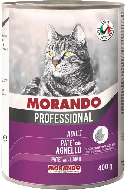 Влажный корм для кошек Morando Professional Lamb (400г)