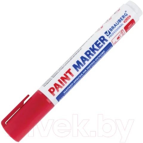 Маркер-краска Brauberg Professional Plus Extra / 151452 (красный)