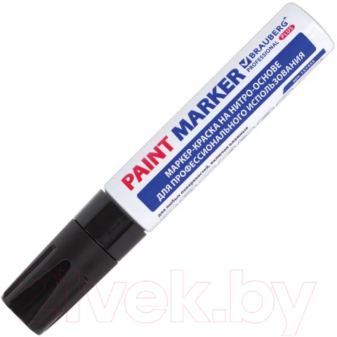 Маркер специальный Brauberg Professional Plus Jumbo / 151455 (черный)