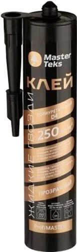 Жидкие гвозди MasterTeks ProfiMaster Полиуретановый 250 кг/м2 D4 (380г, прозрачный)