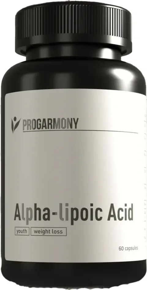 Жирные кислоты Progarmony Альфа Липоевая кислота (60 капсул)
