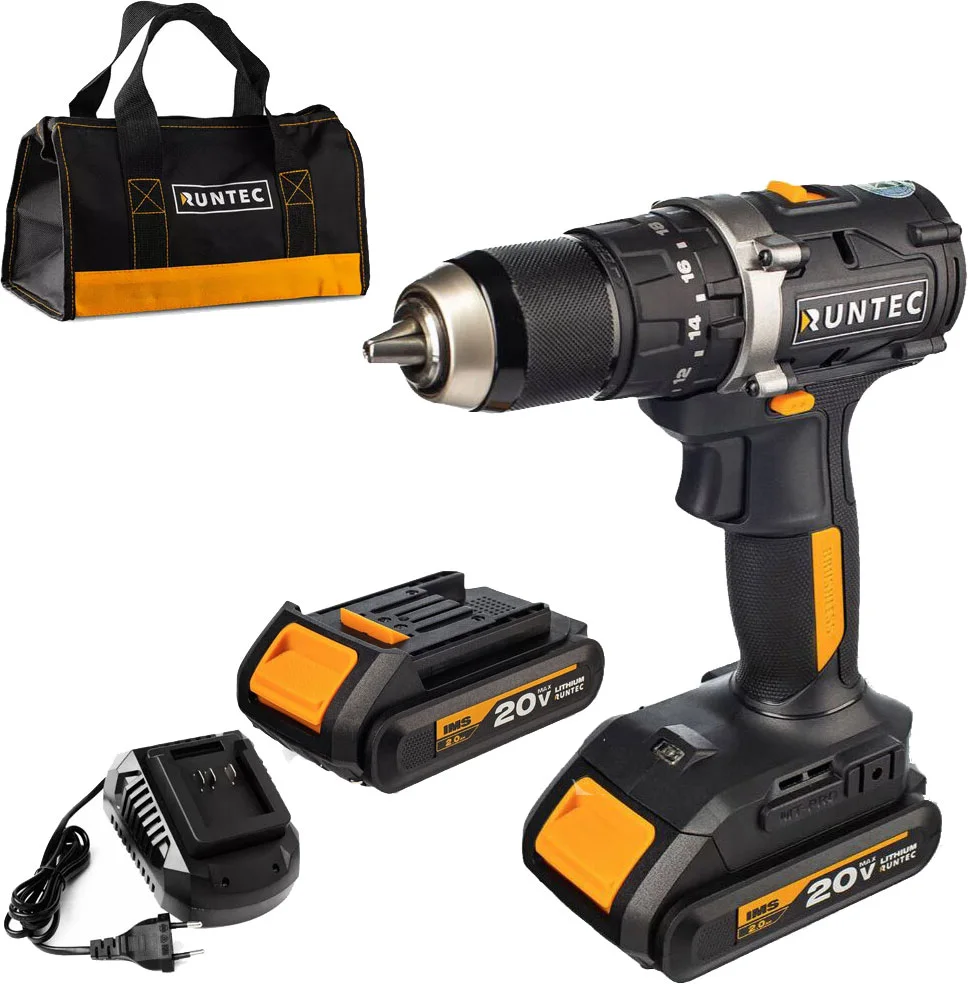 Аккумуляторная дрель-шуруповерт RUNTEC Pro RT-ID222