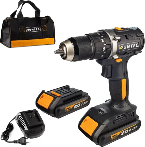 Аккумуляторная дрель-шуруповерт RUNTEC Pro RT-ID222