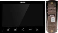 Видеодомофон Arsenal Грация Pro SD + Триумф Pro (черный/коричневый) — фото 1