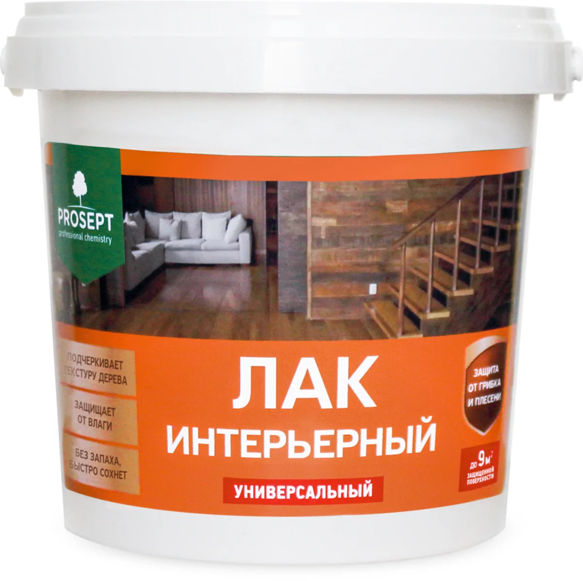 Лак Prosept Готовый состав интерьерный (0.9л)