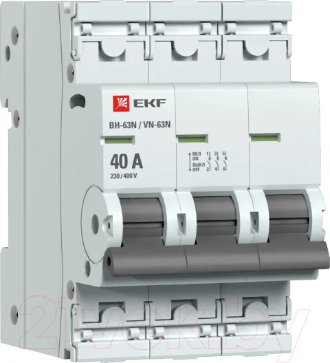 Выключатель нагрузки EKF PROxima ВН-63N / S63340
