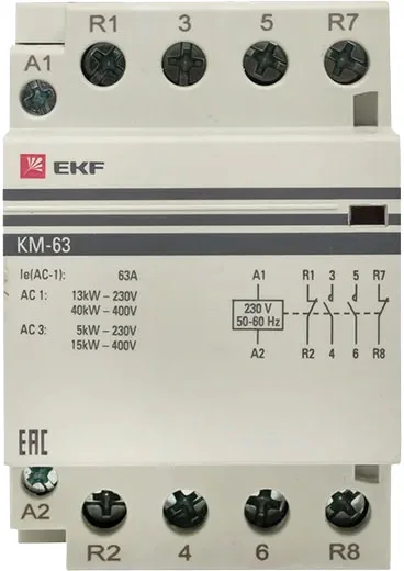 Контактор EKF PROxima km-3-63-22