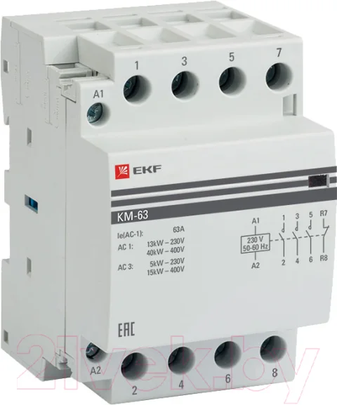 Контактор EKF PROxima KM-3-63-31