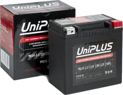 Мотоаккумулятор UniPLUS PS (0) 210A YTX14L-BS / MX14-3-3 (13А/ч) — фото 6