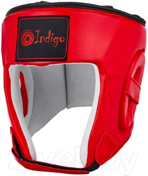 Боксерский шлем Indigo Sport PS-827 (XL, красный)