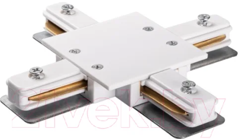 Коннектор для шинопровода JAZZway PTR/R CX-WH / 5031951 (белый)