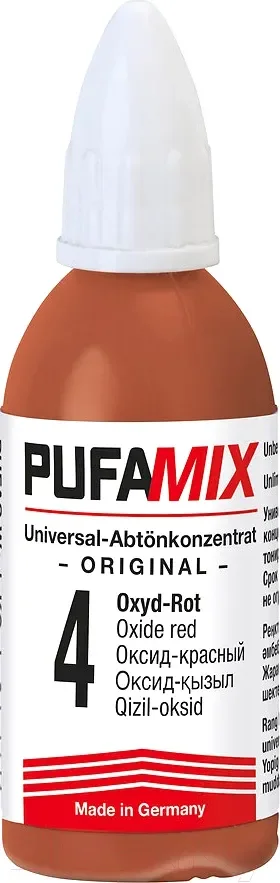 Пигмент Pufas PufaMix универсальный №4 (20мл, оксид красный)