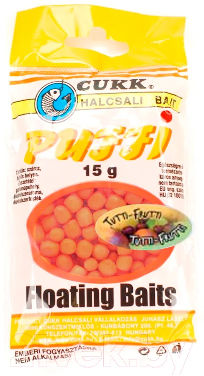 Насадка рыболовная CUKK Puffi Mini Тутти-фрути 4940 (15г)