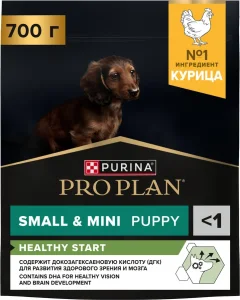 Сухой корм для собак Pro Plan Puppy Small & Mini с курицей и рисом (700г) — фото 2