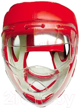 Боксерский шлем Indigo Sport PU PS-832 (L, красный)