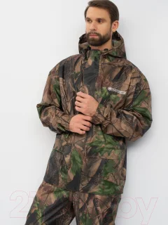 Костюм для охоты и рыбалки Huntsman Шторм Таффета PVC Лес (44-46/170) — фото 4