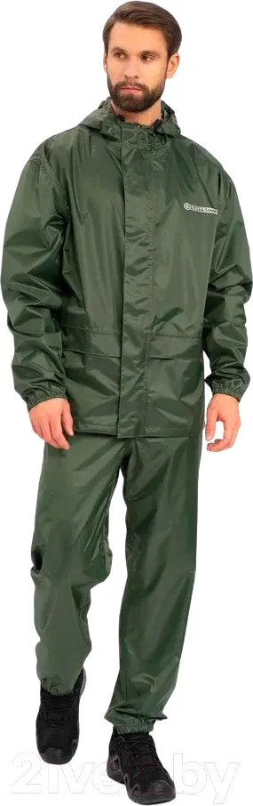 Костюм для охоты и рыбалки Huntsman Шторм Таффета PVC Зеленый (48-50/176)