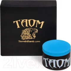Мел для бильярда Taom Pyro Chalk (9шт, синий) — фото 8