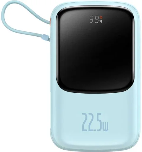Портативное зарядное устройство Baseus Qpow Pro Digital Display Fast Charge / PPQD2-20C (голубой)