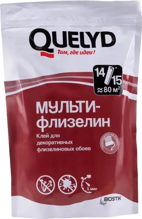 Клей для обоев Quelyd Мульти-Флизелин (450г)