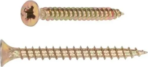 Шуруп Profmaer R4300070152 (50шт, желтый цинк)